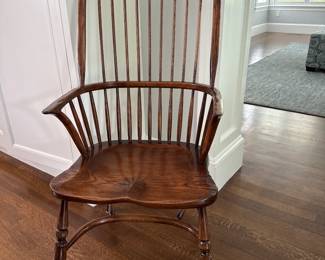 High back Windsor chair