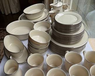 67 piece Lenox china - Solitaire pattern
