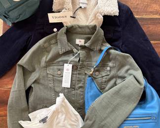 Many clothing items new with tags