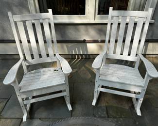 White composite rockers