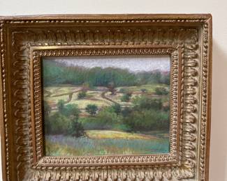 "Crazy Quilt" small country scene by Christine Debrosky