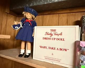Shirley Temple Dress up Doll with outfits