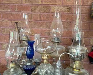 Antique Oil lamps