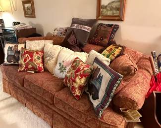 Like New Paisley Couch