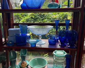 Vintage Cobalt Glass