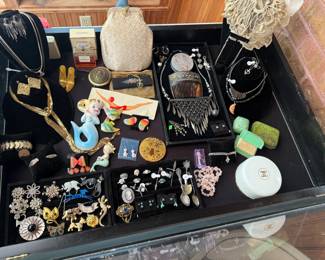 Vintage Jewelry, Silver Jewelry, Vintage Chanel perfume
