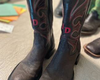 Mercedes Elephant Hide Cowboy Boots