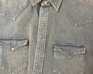 Vintage Ralph Lauren snap denim jacket/shirt