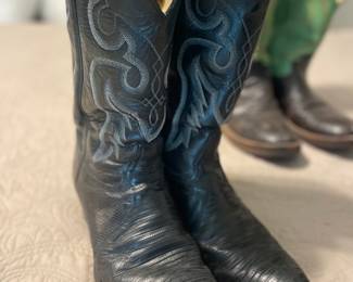 Vintage Luchese Lizard Boots Men's size 12