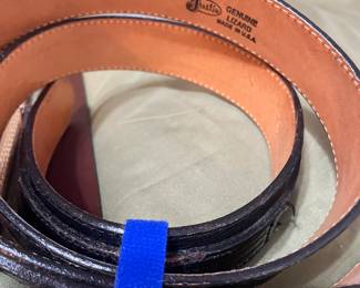 Genuine Lizard Belts