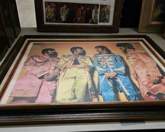 BEATLES FRAMED DECOR