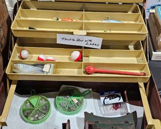 TACKLE BOX AND LURES