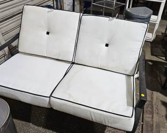 PATIO SEAT WITH CUSHIONS