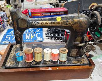 VINTAGE SEWING MACHINE ETC