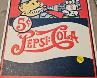PEPSI COLA SIGN