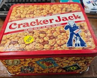 METAL CRACKER JACK LUNCH BOX