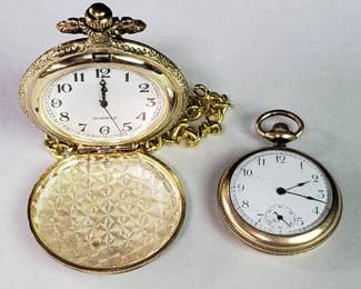 Pair of vintage pocket watches
