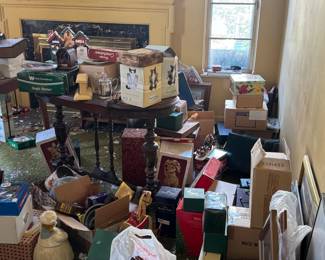 Lots of Christmas and Halloween collectibles