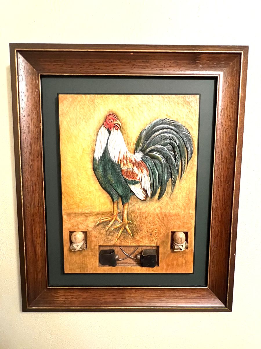 Wood Carving Framed Art by
K Vann