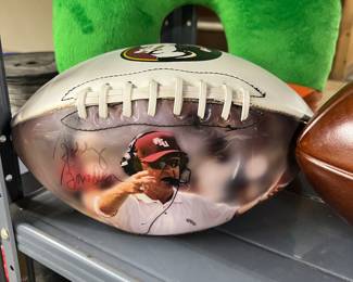 Signed Bobby Bowden Football