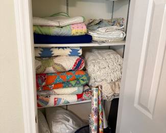 Quilts and linens