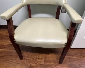 Office chairs , cream, set of 2