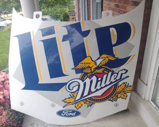 Rusty Wallace hood wall hanger 5 foot by 4ft....$200 ....will not be half price