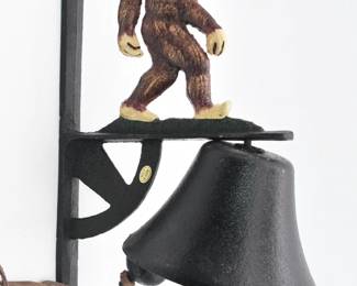 Cast Iron Sasquatch Dinner Bell