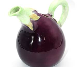 Fitz and Floyd eggplant creamer