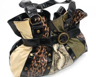 Claire's animal print purse