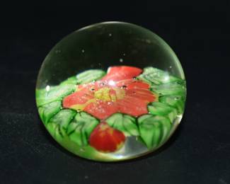 small glass paperweight