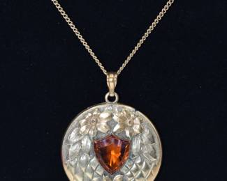 Vintage locket necklace