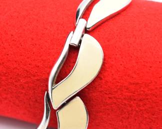 Vintage silver tone Trifari bracelet