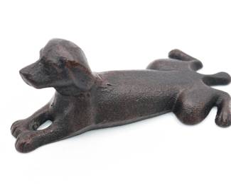 Cast Iron Dog Door Stop