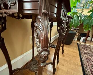 Wonderful first half 20th century stands, unusual detail and style
