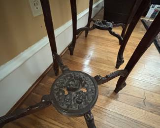 Wonderful first half 20th century stands, unusual detail and style