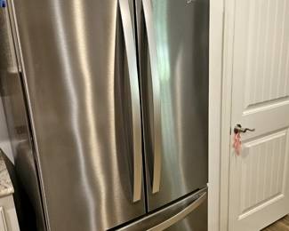 Whirlpool stainless refrigerator