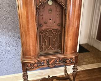 Antique Tallboy Bosch Radio Cabinet (circa 1920-30)