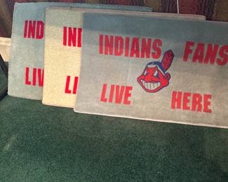 New Cleveland Indians door mats