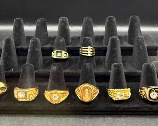 Gold Plate Rings
