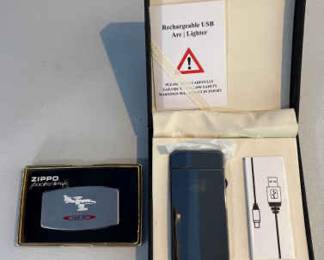 Zippo Pocket Knife USB Lighter