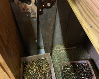 empty brass casings