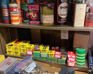 lots of reloading supplies/ammo