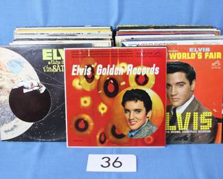 Elvis records 45rpm and 33 rpm