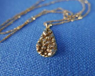 gold necklace