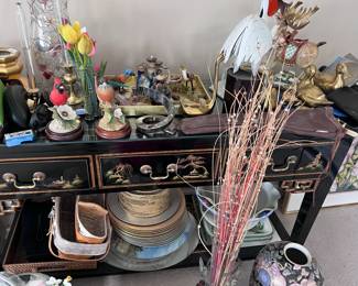 Sneak peak of beautiful range of art and utility -- to be arranged for enjoyable shopping!