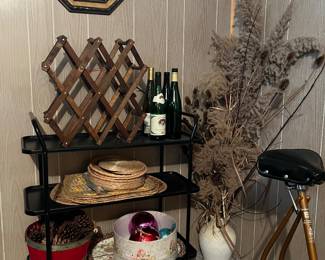 Vintage three-tier stand.