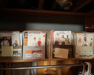Hundreds of sewing patterns.