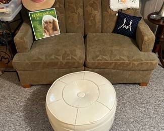 Mid-century modern ottoman/footstool.