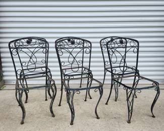 Six Patio Chairs